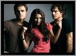 Paul Wesley, Ian Somerhalder, The Vampire Diaries, Pamiętniki wampirów, Nina Dobrev